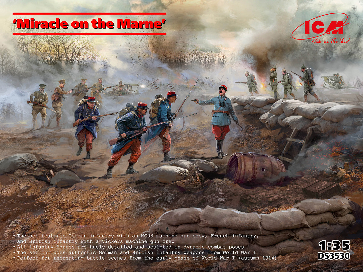 icm-ds3530-maquette-miracle-marne-1-35-ww1 image 1