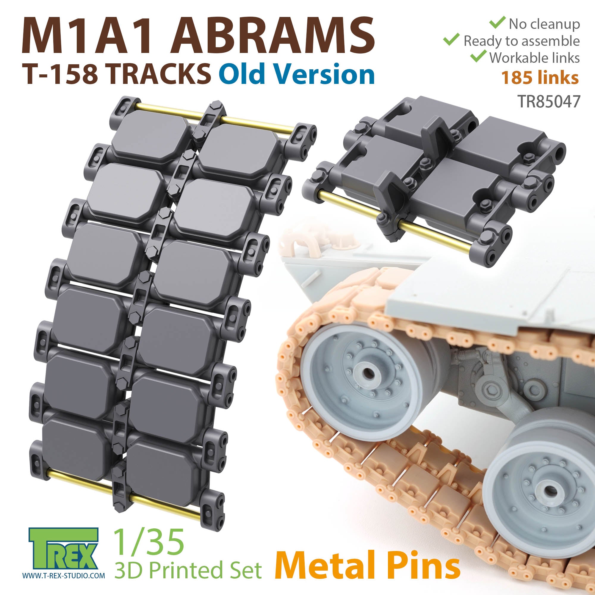 t-rex-85047-t-158-chenilles-m1a1-abrams-1-35-axes-m-tal image 1