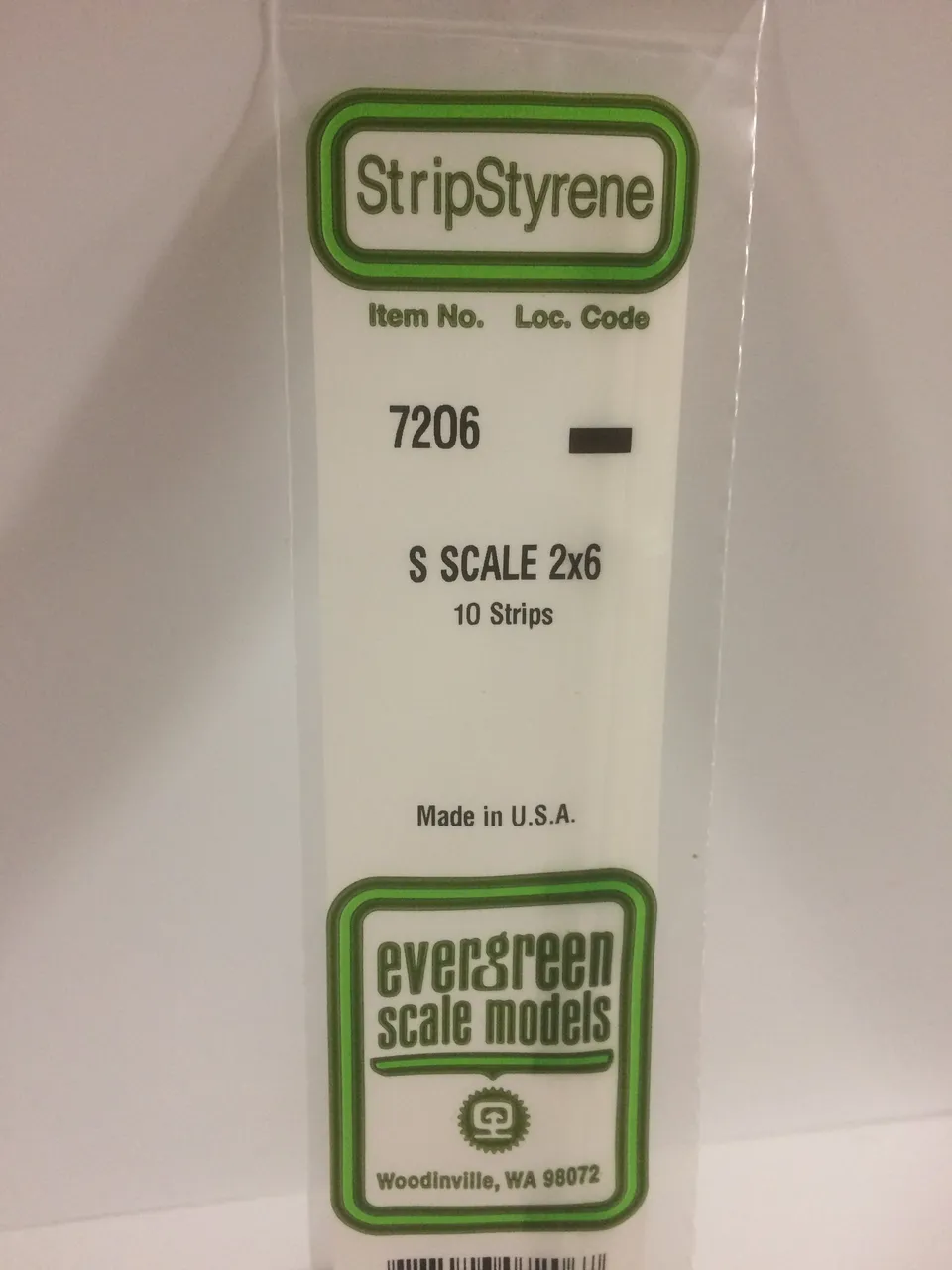 evergreen-strips-7206-baguette-s-2x6-blanche-35-cm-10-pcs image 1