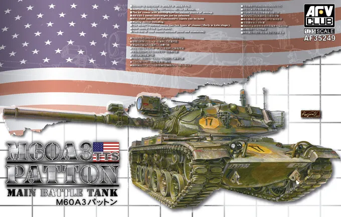 afv-club-35249-m60a3-patton-maquette-char-1-35 image 1