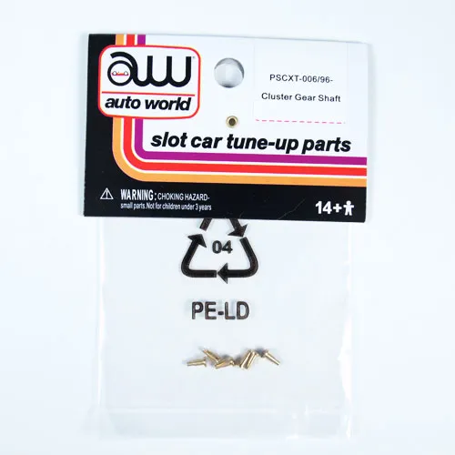 auto-world-xtraction-axe-pignon-cluster-rivet-slot-car-ho-x6 image 1