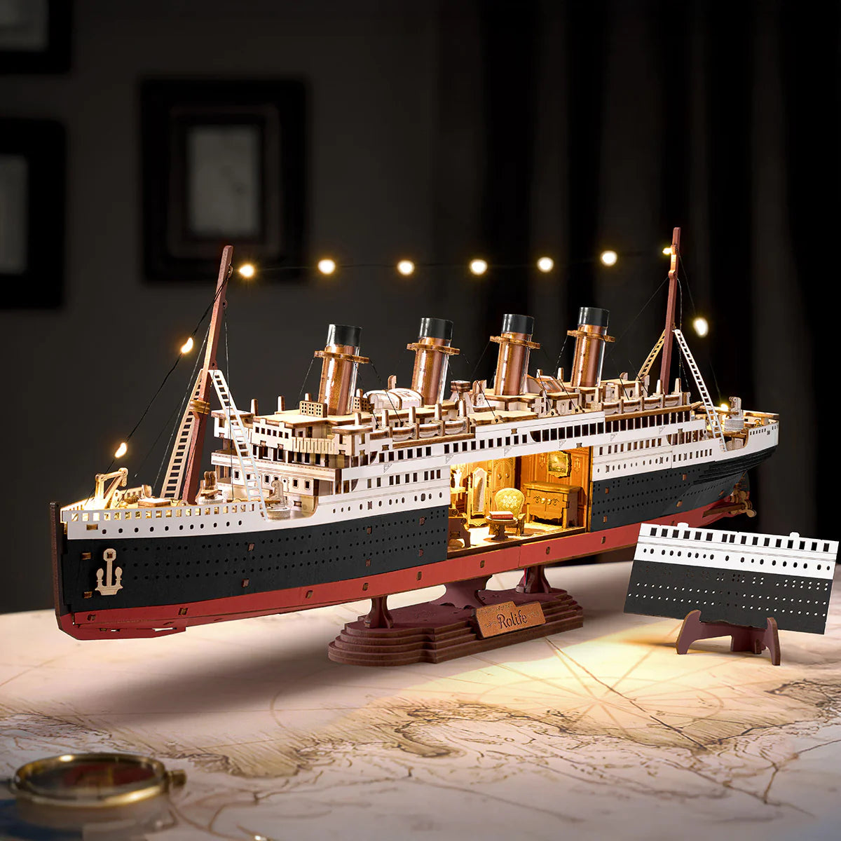 rolife-1912-eternal-atlantic-voyager-puzzle-bois-3d-tgl02 image 2
