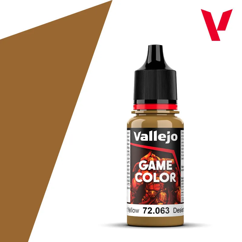 vallejo-063-desert-yellow-game-color-18ml-peinture-figurine image 1