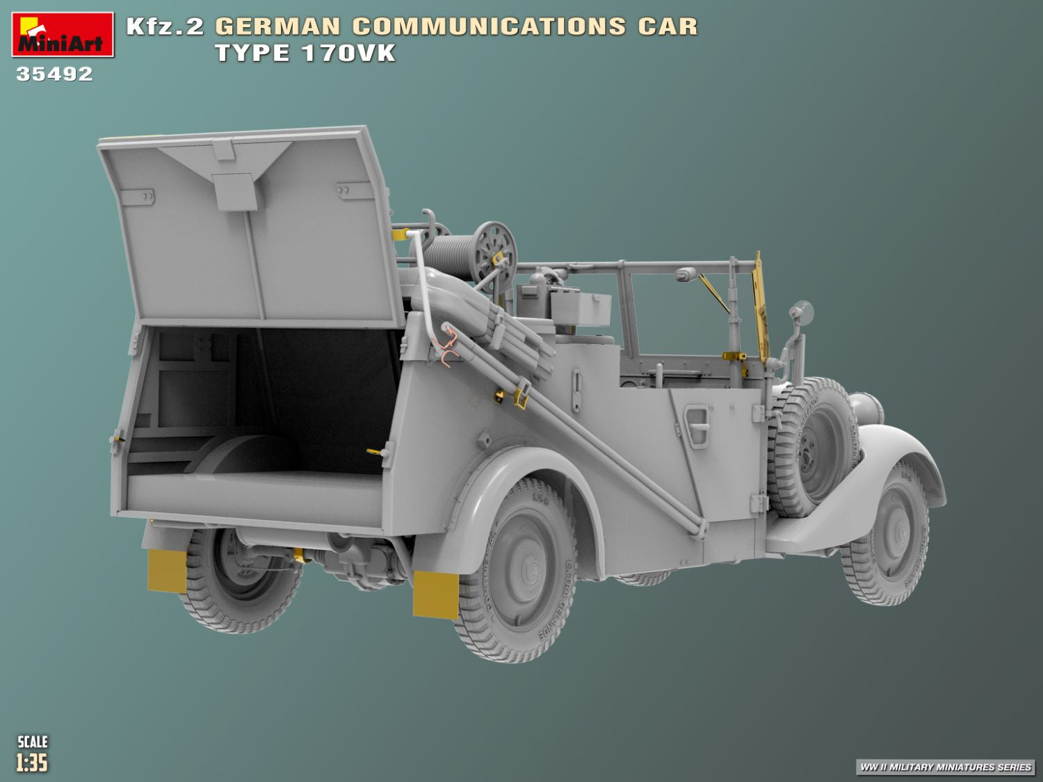 miniart-35492-kfz-2-170vk-maquette-camion-1-35-allemand image 3