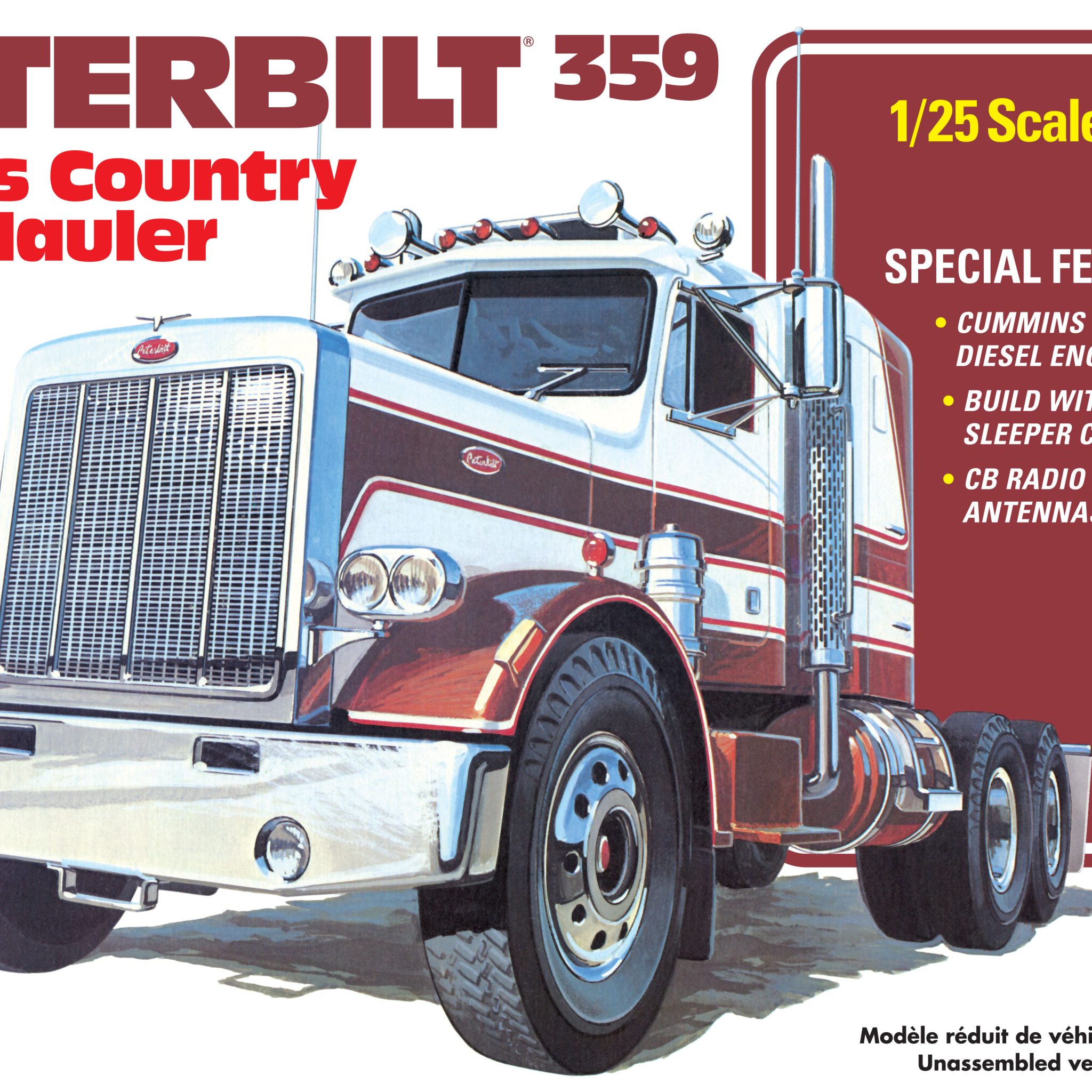amt-peterbilt-359-cross-country-hauler-maquette-1-25 image 1