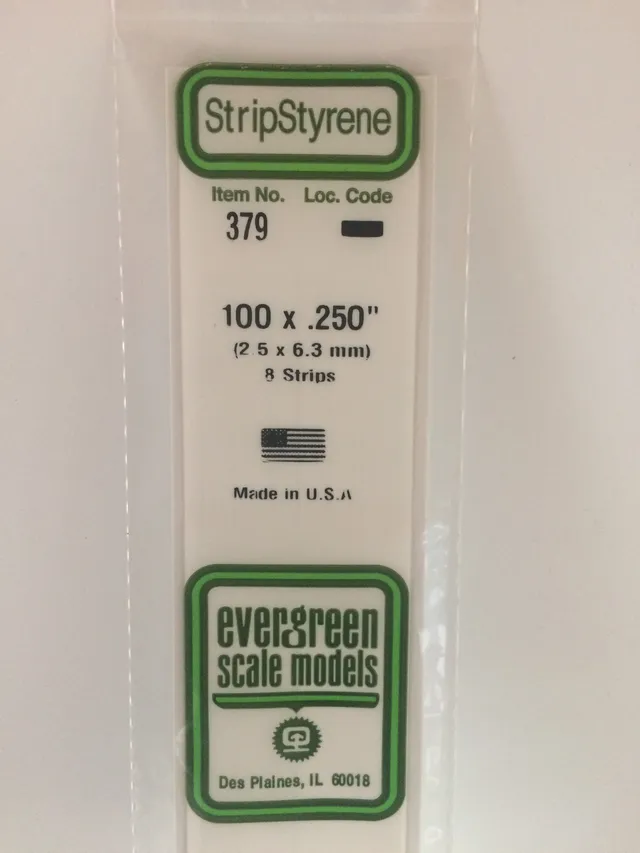 evergreen-strips-379-baguette-plastique-2-5x6-3mm-8-pi-ces image 1