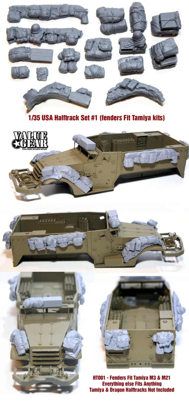value-gear-ht001-1-35-paquet-brelage-half-track-us-ww2 image 1