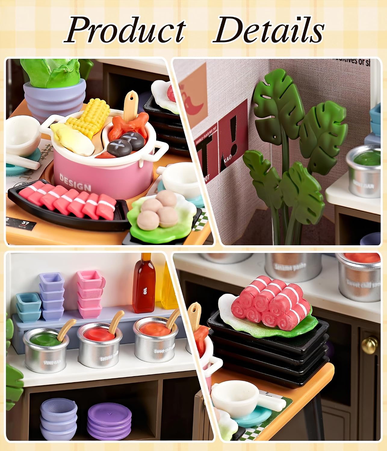 fairy-care-fc-dbs8035-maison-miniature-hotpot-restaurant-diy image 5