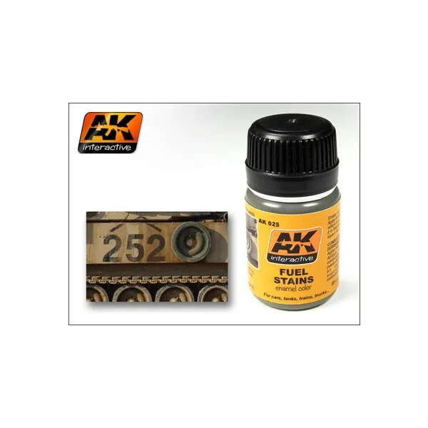 ak-interactive-ak025-fuel-stains-peinture-maquette-taches-carburant-35ml image 1