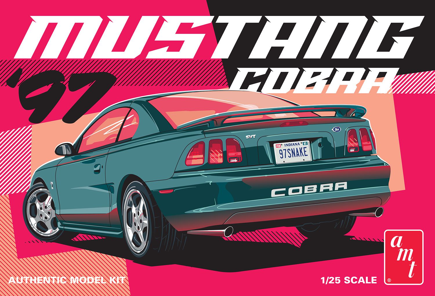 amt-mustang-cobra-1997-maquette-1-25-v8 image 1