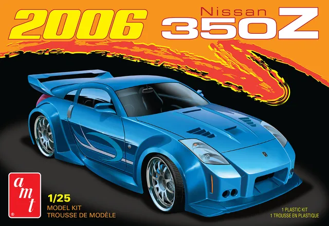 amt-2006-nissan-350z-maquette-1-25-street-racer-95-pi-ces image 1