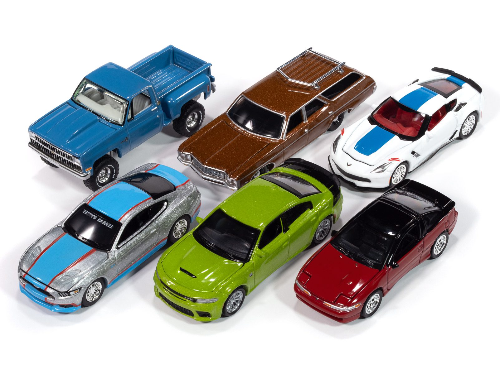 auto-world-premium-release-3-coffret-miniature-1-64-set-a-6-pcs image 2