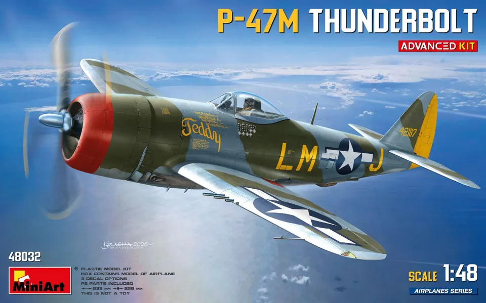 miniart-48032-p-47m-thunderbolt-maquette-avion-1-48 image 1