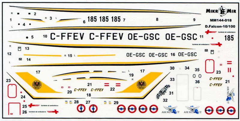 mikromir-dassault-falcon-10-100-maquette-avion-civil image 6