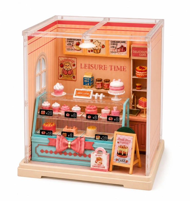 aierbaoli-abl-asd903-space-cake-shop-maison-miniature-led-99-pi-ces image 2