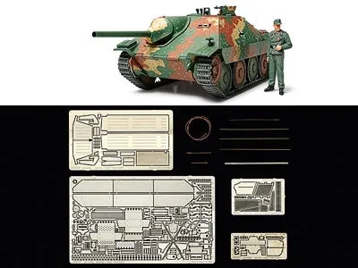 tamiya-25156-hetzer-mid-maquette-char-1-35-allemand-ww2-aber-m-tal image 1