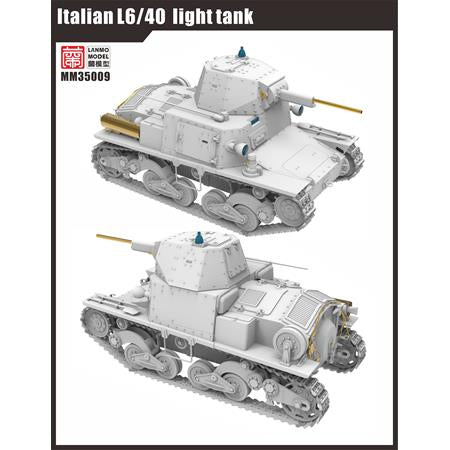 lanmo-mm35009-l6-40-maquette-char-italien-1-35-ww2 image 2