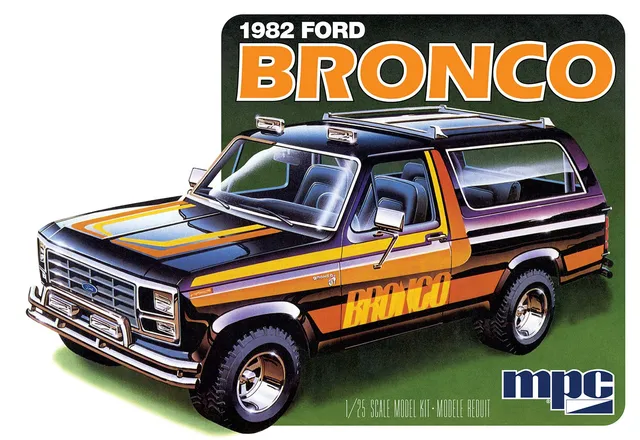 mpc-1982-ford-bronco-1-25-maquette-suv-toit-amovible image 1