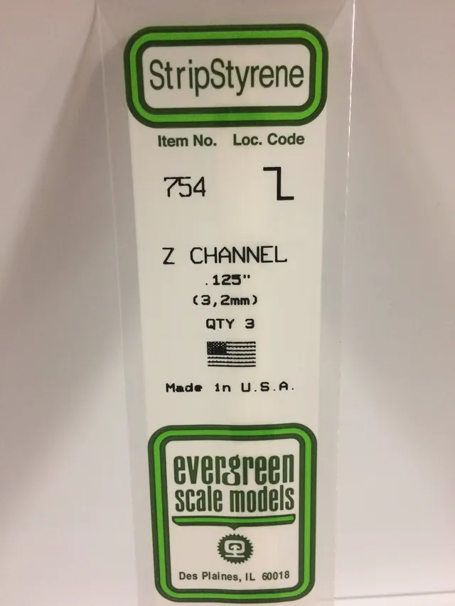 evergreen-shapes-754-profil-en-z-blanc-3-2-mm-lot-de-3 image 1