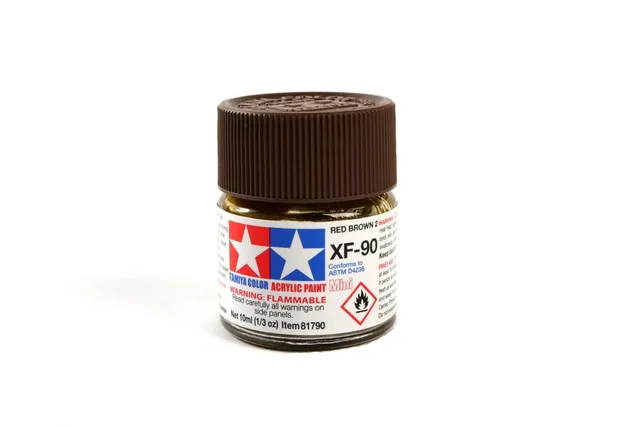 tamiya-81790-xf90-red-brown-2-peinture-acrylique-10ml-mate image 1