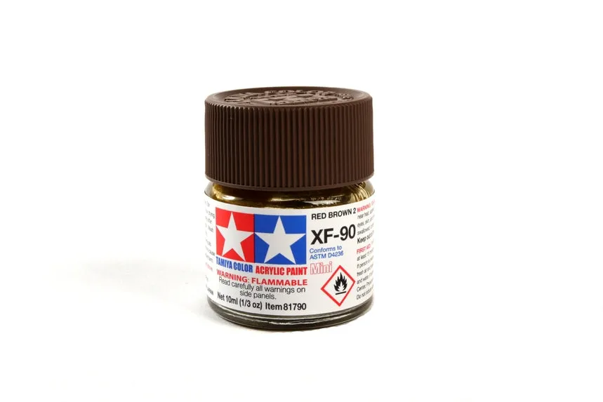 tamiya-81790-xf90-red-brown-2-peinture-acrylique-10ml-mate image 1