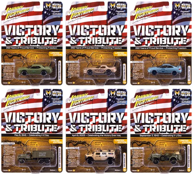 johnny-lightning-military-2025-release-1-set-b-diecast-6-pi-ces image 1