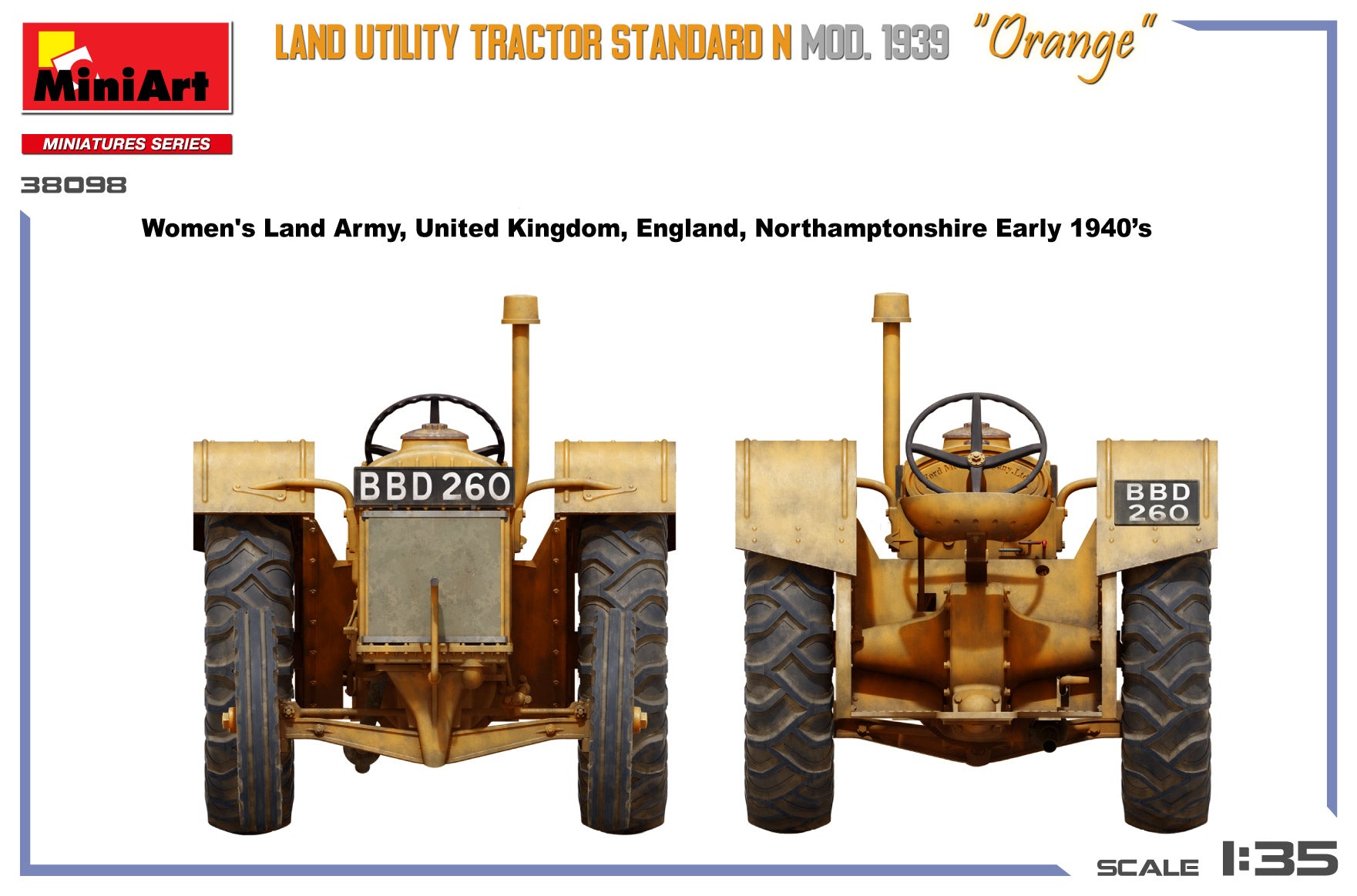 miniart-38098-tracteur-standard-n-orange-1939-maquette-1-35 image 6