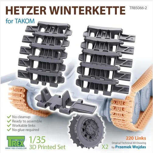 t-rex-85066-2-hetzer-winterkette-type-3-1-35-chenilles image 1