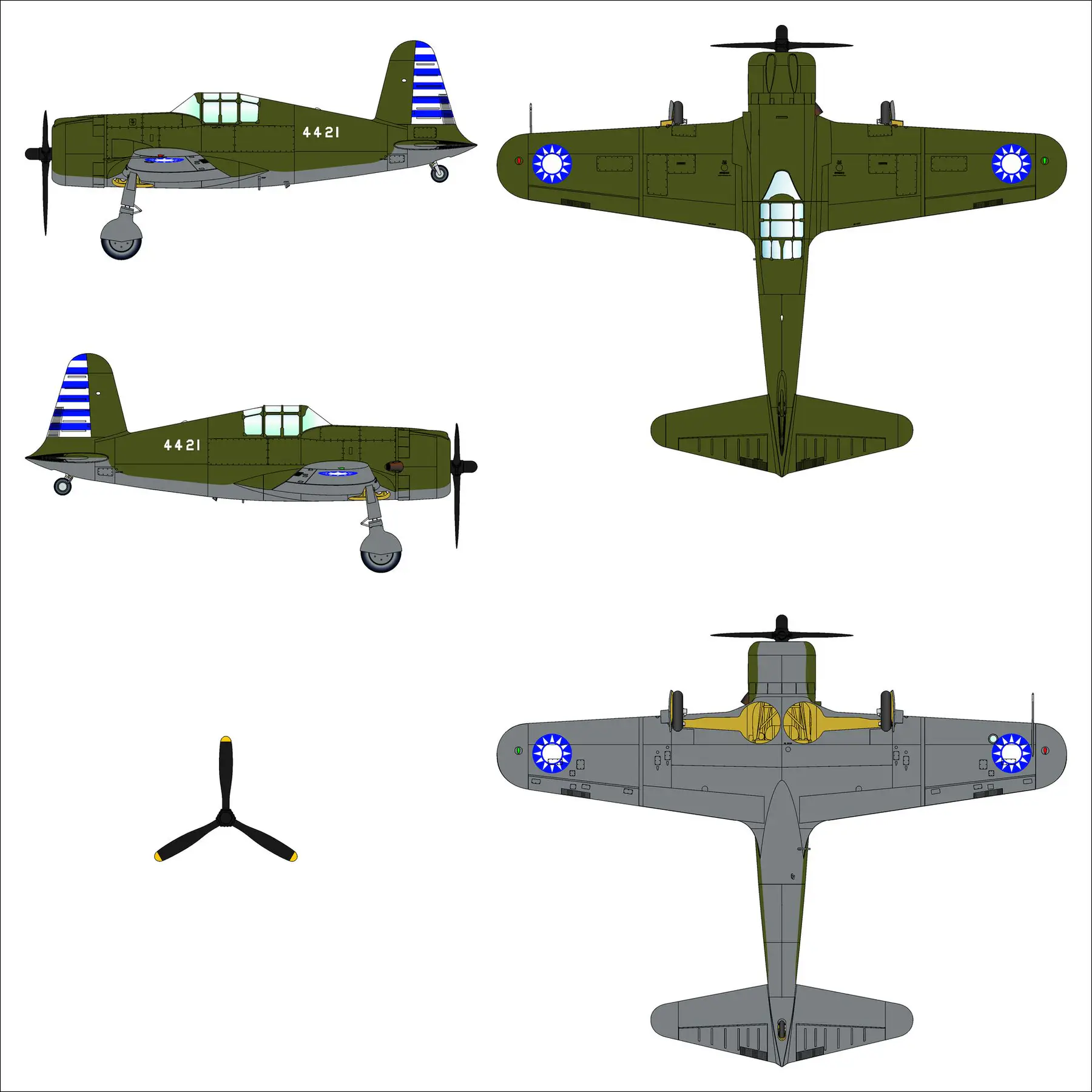 dora-wings-vultee-p-66-vanguard-maquette-avion-1-48-usa-chine image 6