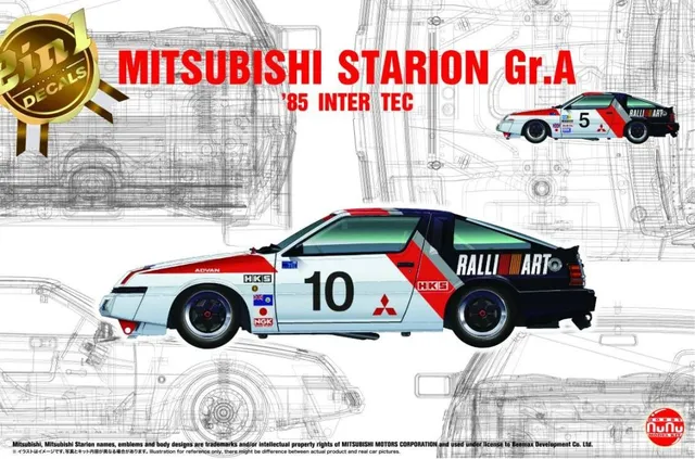 nunu-24031-mitsubishi-starion-gr-a-85-inter-tec-maquette-1-24 image 1