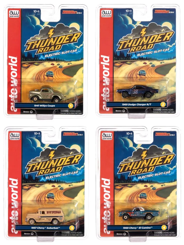 auto-world-thunderjet-thunder-road-version-a-1-64-slot-car image 1