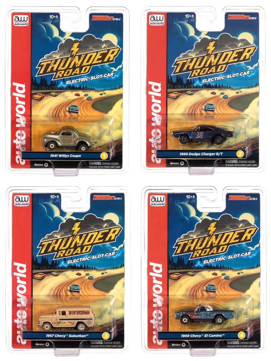 auto-world-thunderjet-thunder-road-version-a-1-64-slot-car image 1