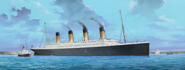 trumpeter-03719-rms-titanic-1-200-maquette-bateau-led image 1