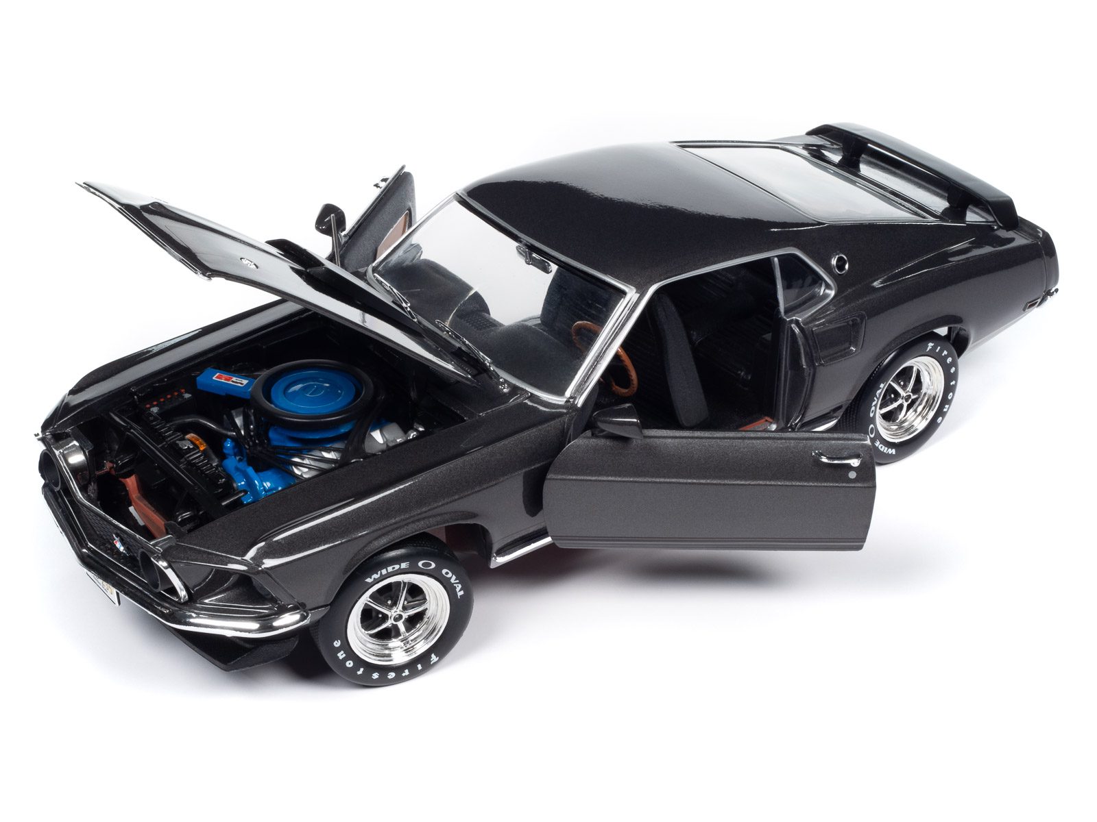 auto-world-ford-mustang-1969-john-wick-miniature-diecast-1-18 image 2