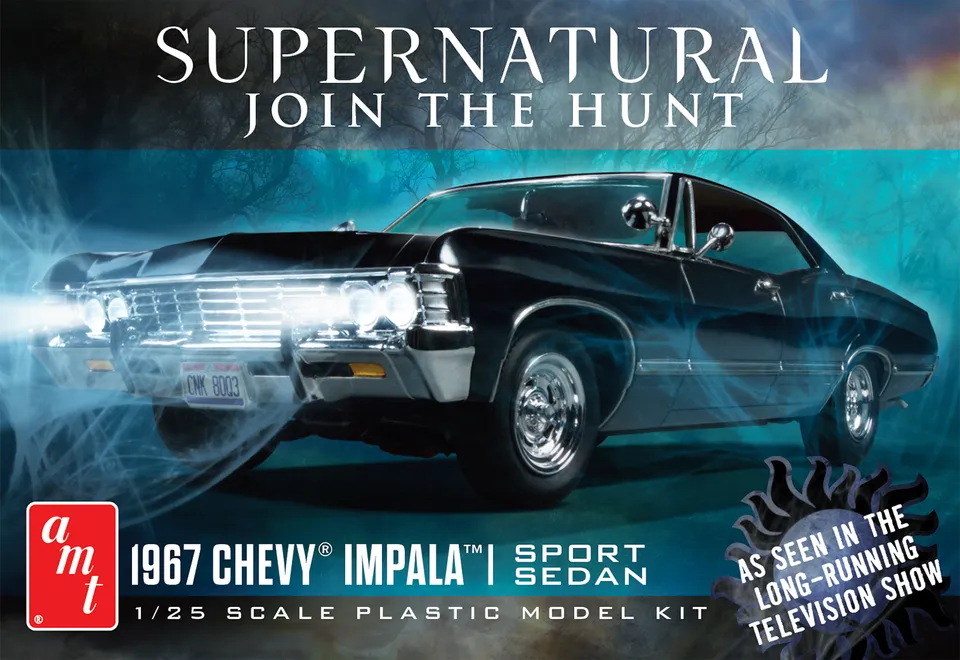 amt-chevy-impala-1967-supernatural-maquette-1-25-4-portes image 1