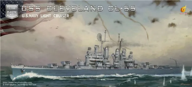 very-fire-vf700920-uss-cleveland-cl-55-croiseur-1-700-standard image 1