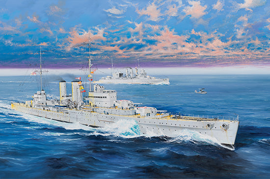 trumpeter-05350-hms-exeter-maquette-bateau-1-350-croiseur image 1