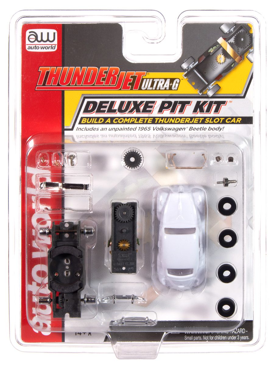 auto-world-thunderjet-beetle-1965-voiture-slot-ho-deluxe-pit-kit image 1