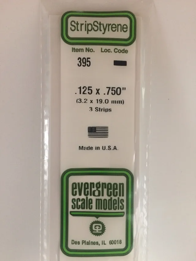 evergreen-strips-395-profil-blanc-3-2x19mm-3-pi-ces-60cm image 1
