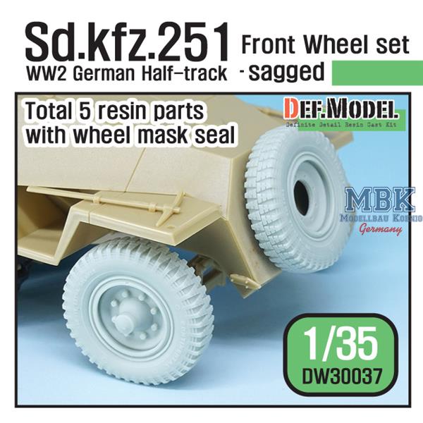 def-model-dw30037-sd-kfz-251-roues-avant-affaiss-es-1-35-r-sine image 1