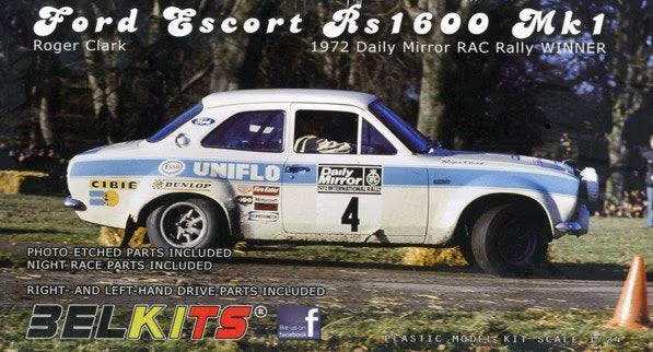 belkits-007-ford-escort-rs1600-mk1-maquette-1-24-rallye-1972 image 1