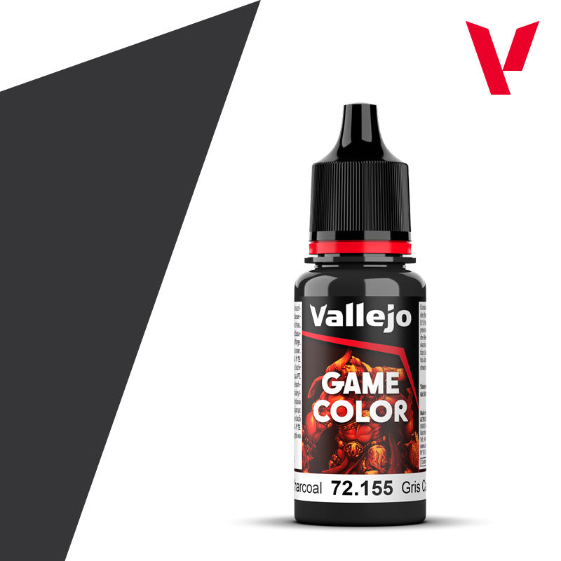 vallejo-game-color-155-charcoal-peinture-maquette-18ml-gris image 1