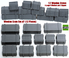value-gear-wc7-caisses-bois-diorama-1-24-set-12-pi-ces image 1