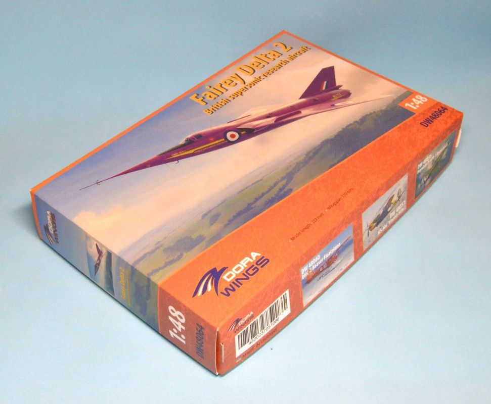 dora-wings-fairey-delta-2-maquette-avion-1-48-supersonique image 2