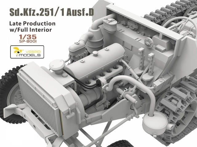 vespid-sp8001-maquette-sd-kfz-251-1-ausf-d-1-35-int-rieur image 5