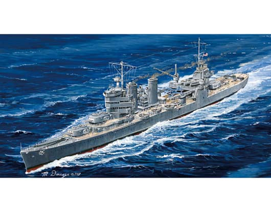 trumpeter-05743-maquette-bateau-uss-astoria-ca-34-1-700-1942 image 1