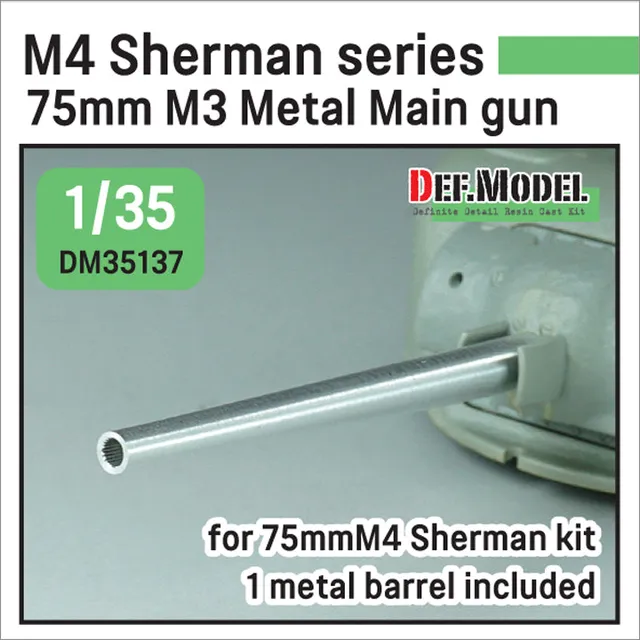 def-model-dm35137-m4-sherman-canon-m-tal-75mm-m3-1-35 image 1