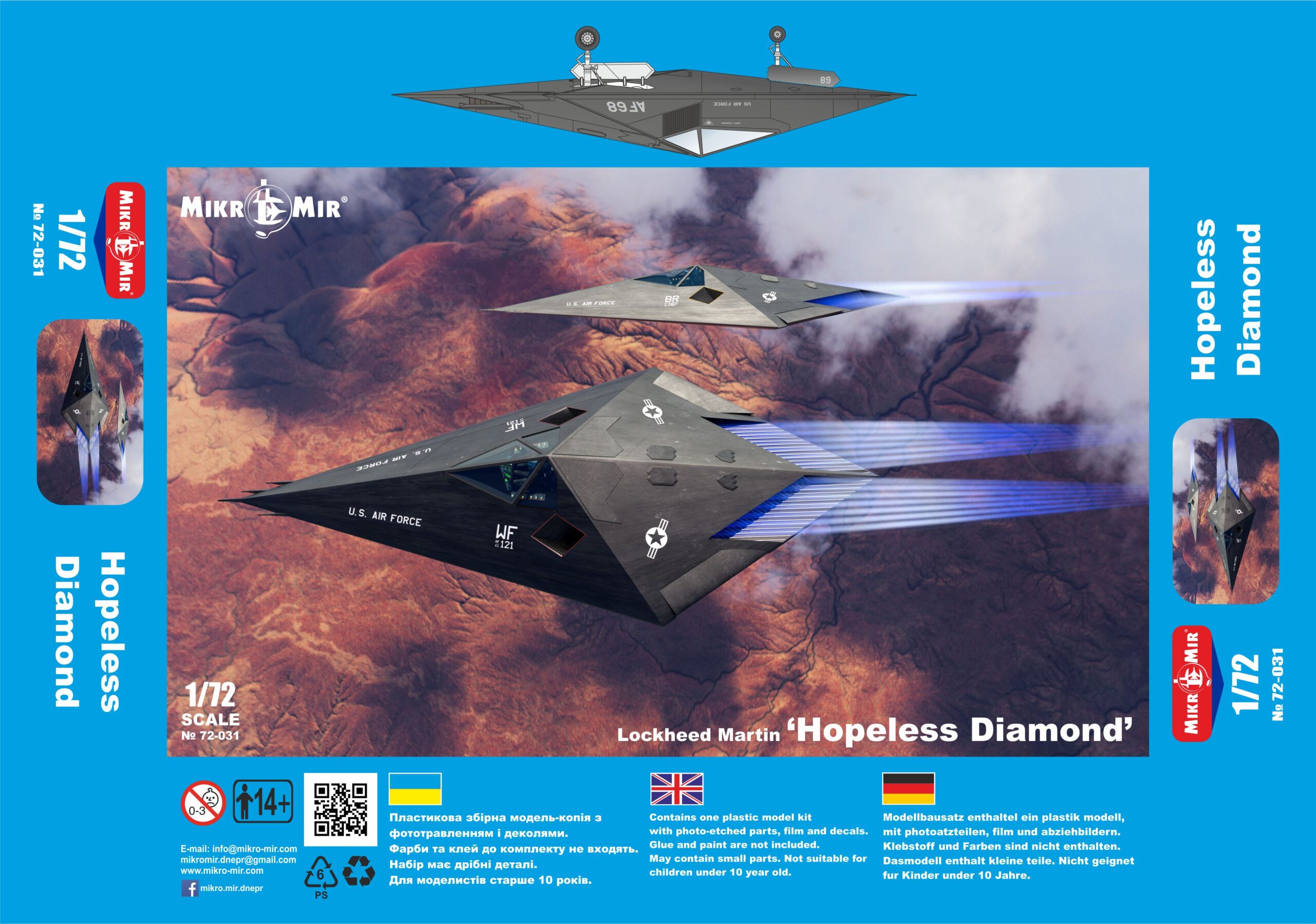amp-hopeless-diamond-72031-maquette-avion-1-72-prototype image 6