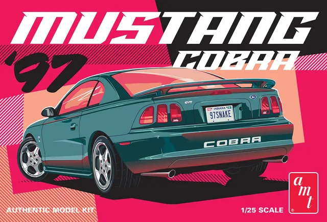 amt-mustang-cobra-1997-maquette-1-25-v8 image 1