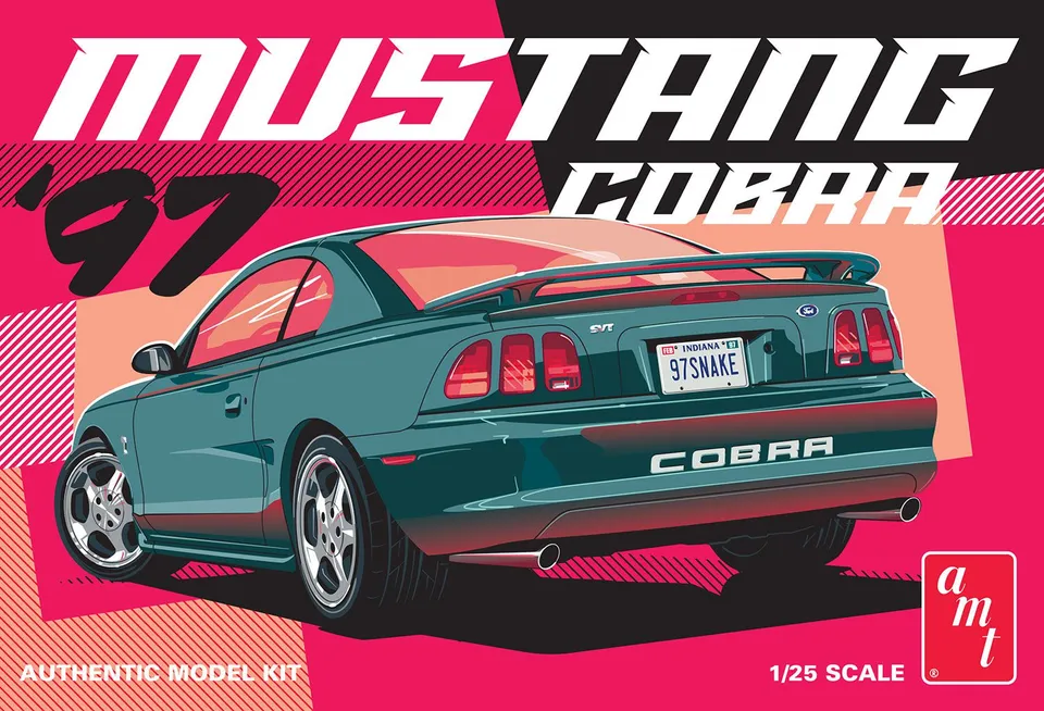 amt-mustang-cobra-1997-maquette-1-25-v8 image 1
